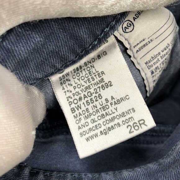AG Adriano Goldschmied The Legging Super Skinny Jean Womens 26R Gray - Picture 10 of 11